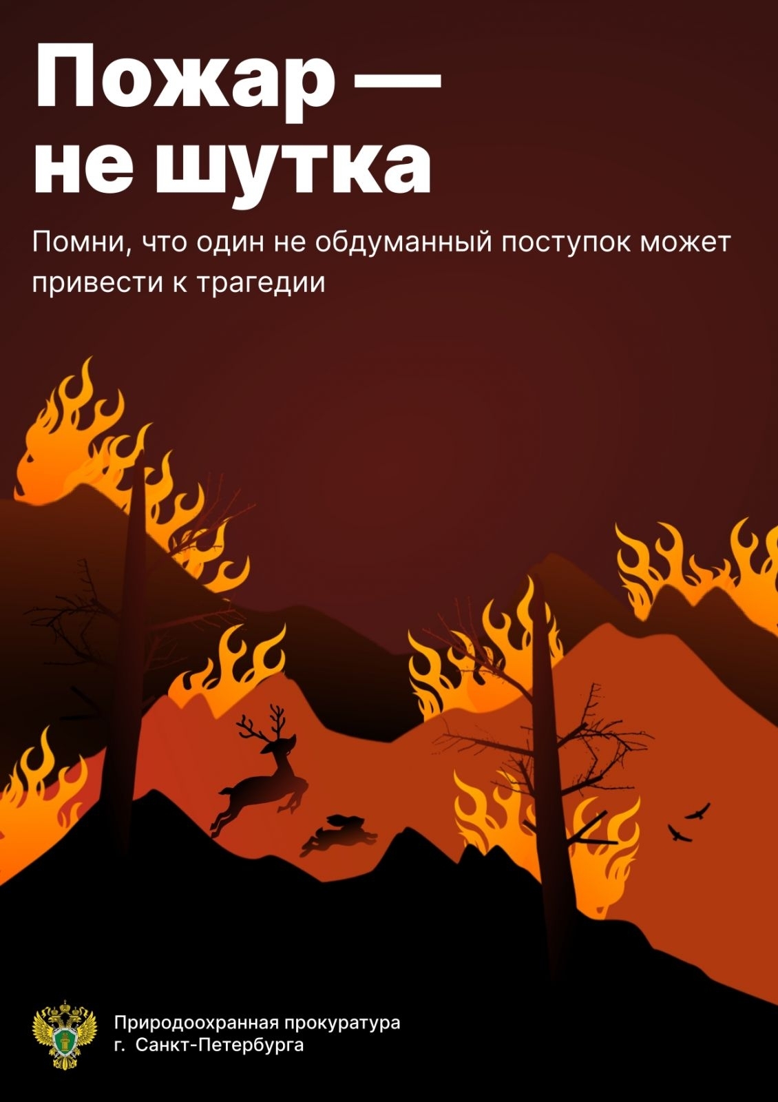 Берегите лес от пожара: в Петербурге продолжается пожароопасный сезон